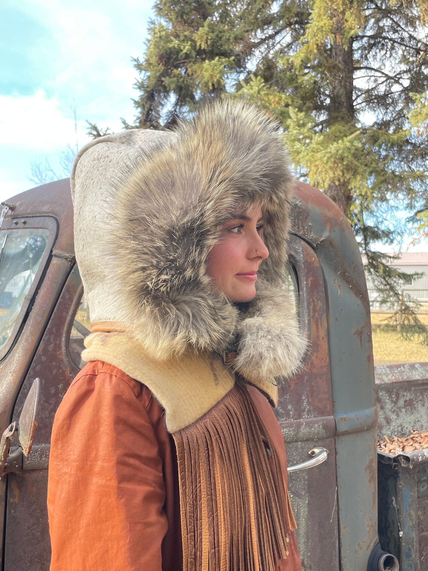 Renada Hooded Cowboy Cowl