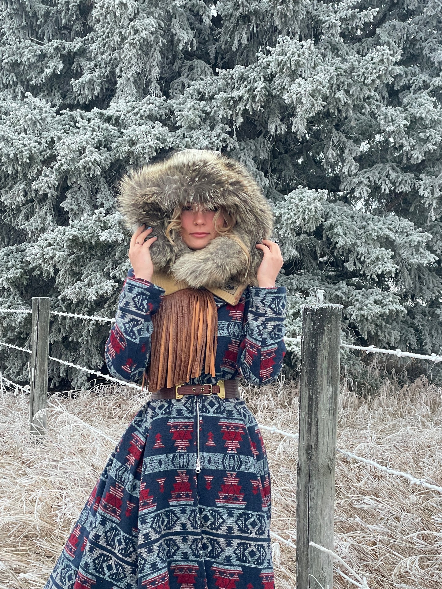 Renada Hooded Cowboy Cowl