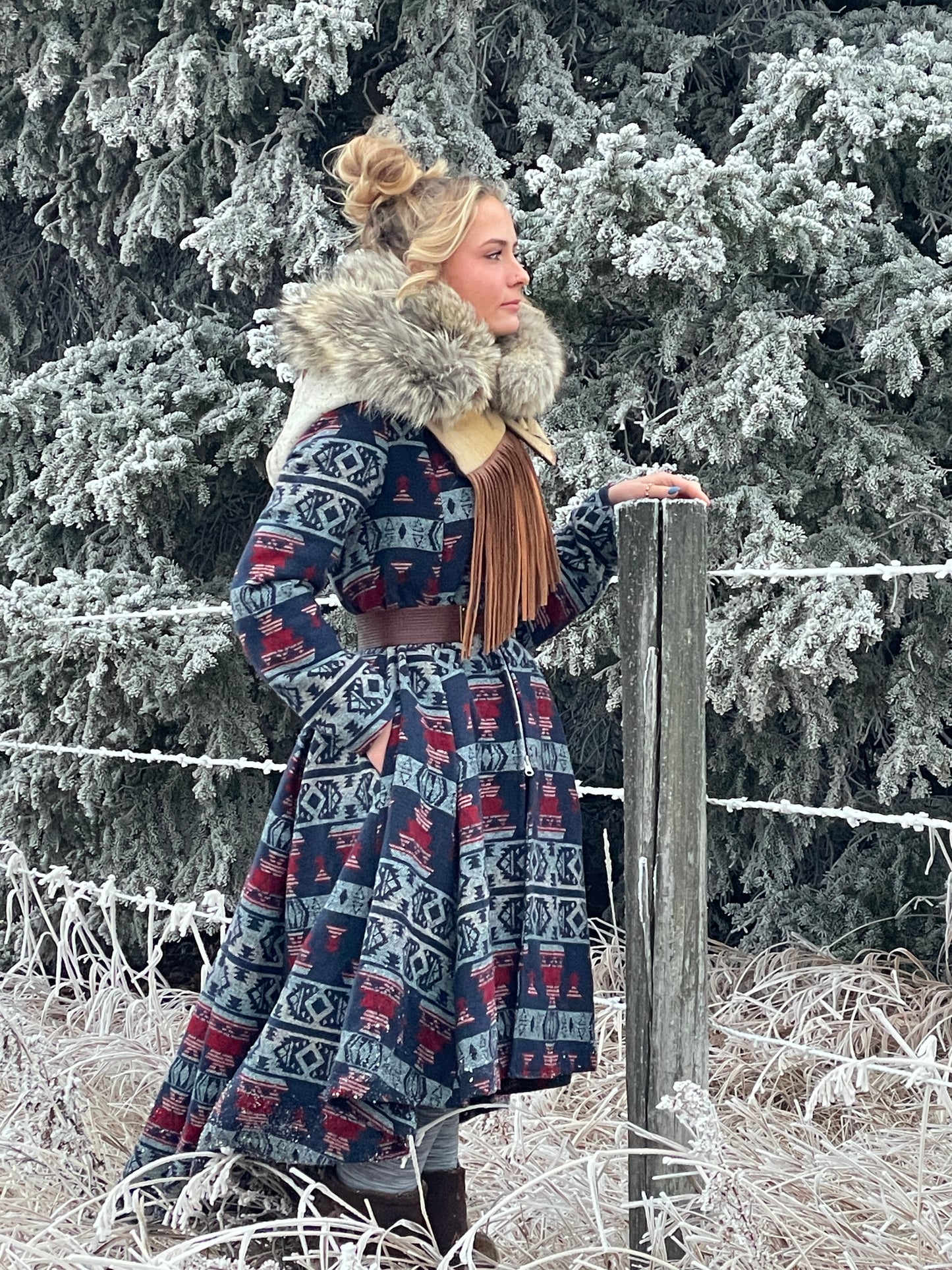 Renada Hooded Cowboy Cowl