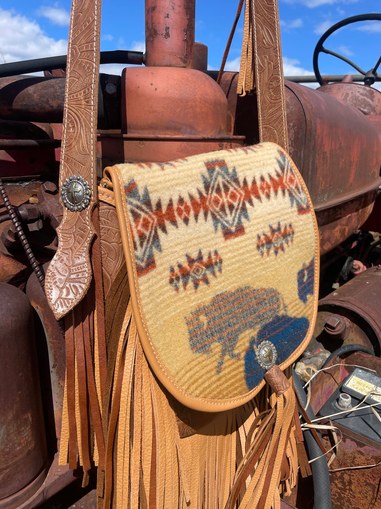 Holly Fringed Purses