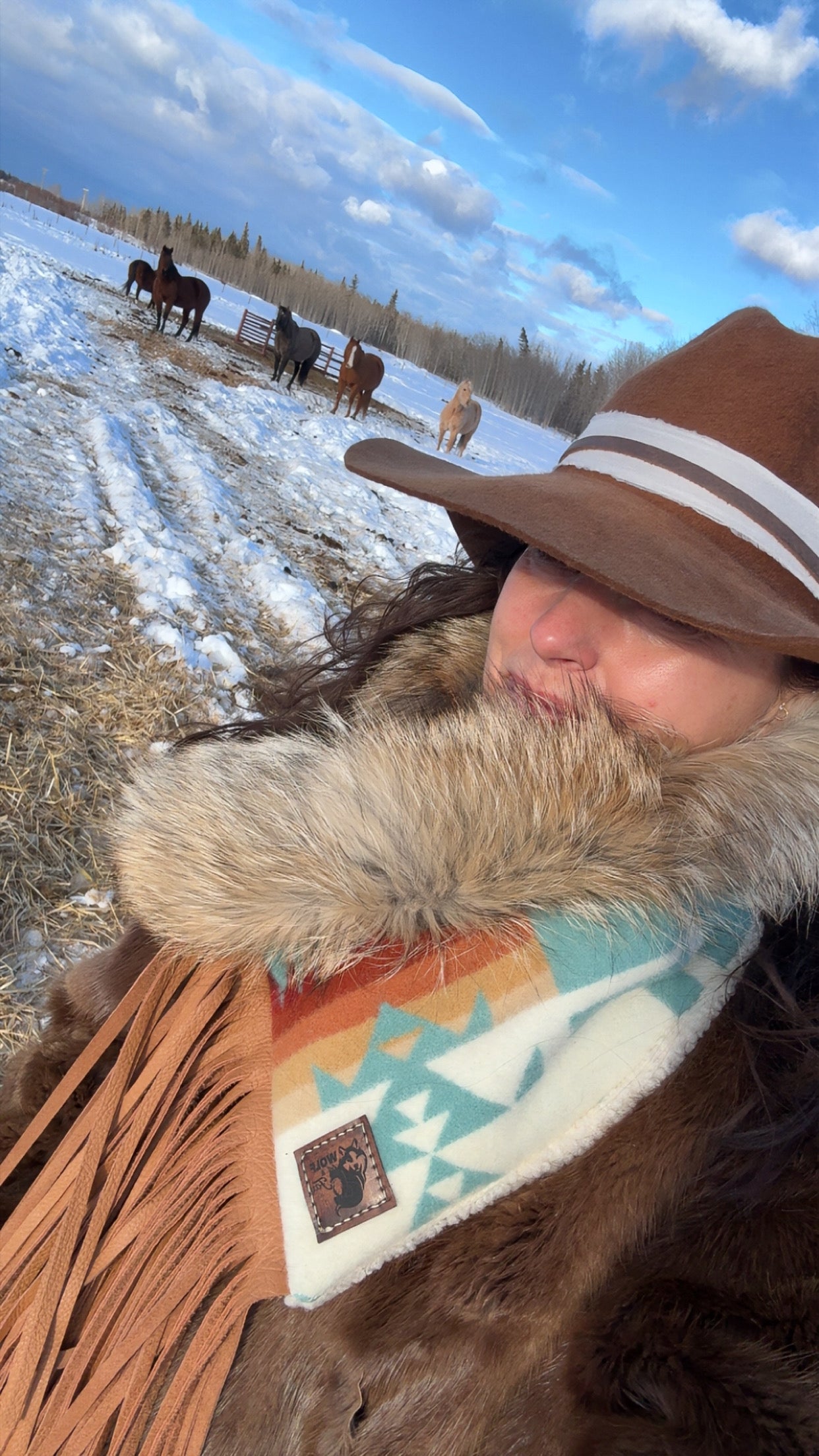 Cowgirl Fringed Cowls