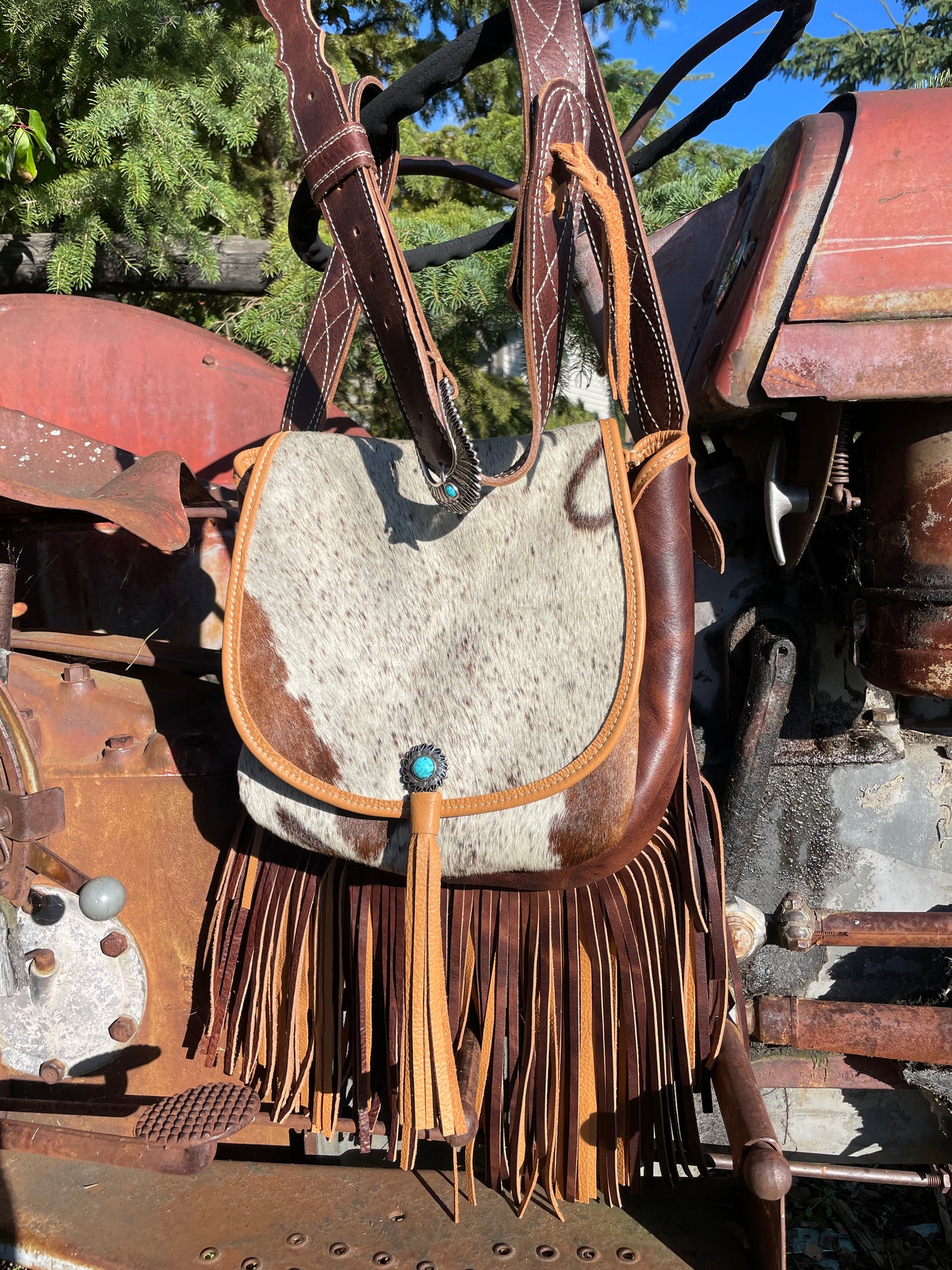 Holly Fringed Purses