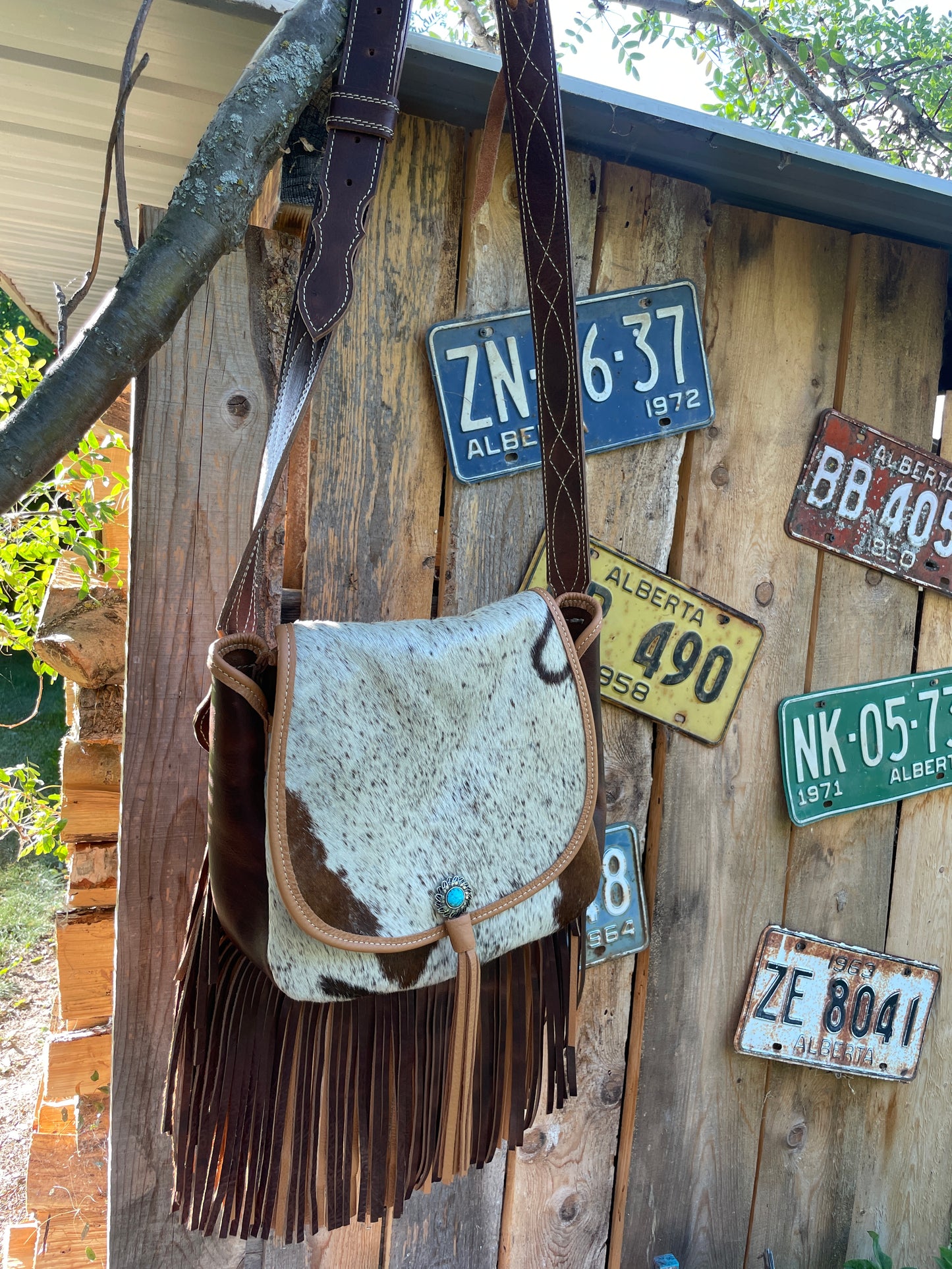 Holly Fringed Purses