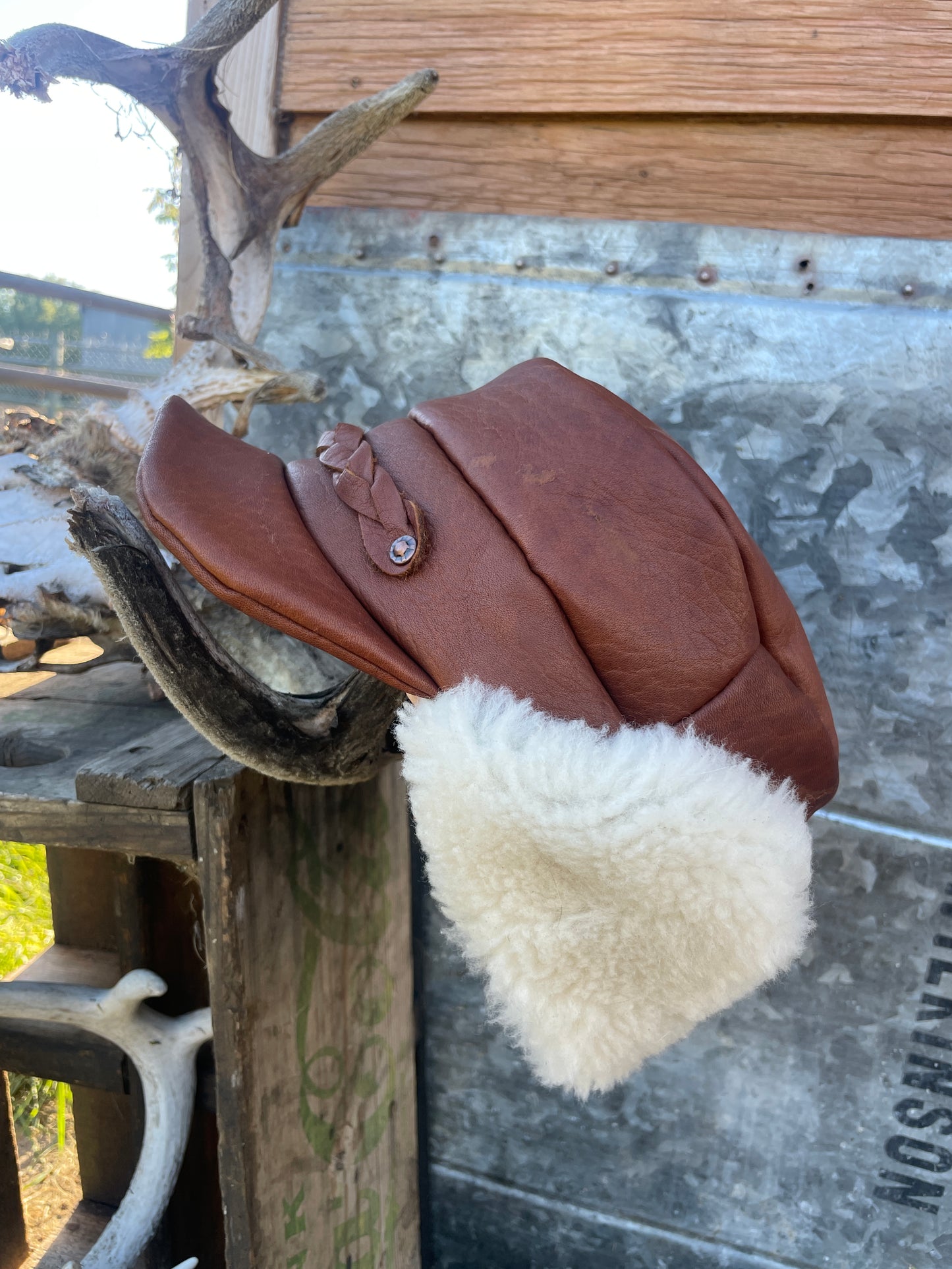 Shearling & Pendleton Ranch Hat