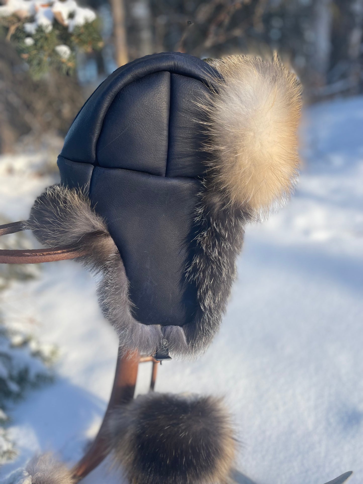 Cross Fox Trapper's Hat