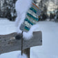 Limited Edition Grey Pendleton and Marble Fox Trapper's Hat with PomPoms